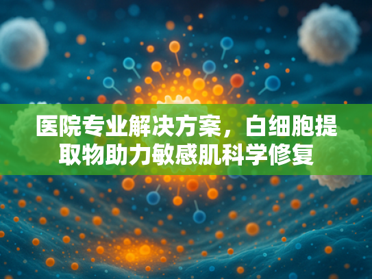 医院专业解决方案，白细胞提取物助力敏感肌科学修复