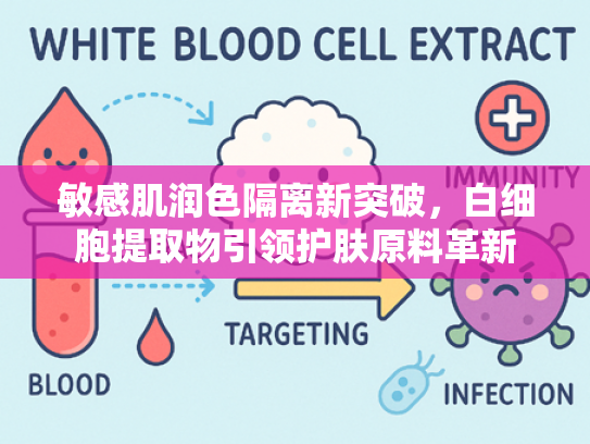 敏感肌润色隔离新突破，白细胞提取物引领护肤原料革新
