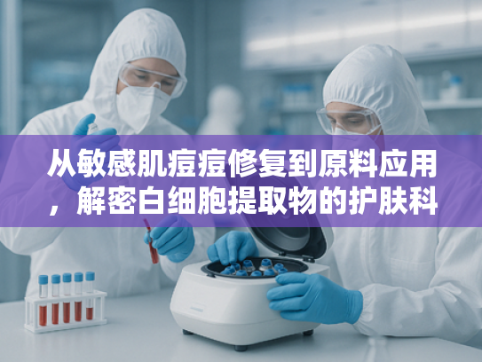 从敏感肌痘痘修复到原料应用，解密白细胞提取物的护肤科学