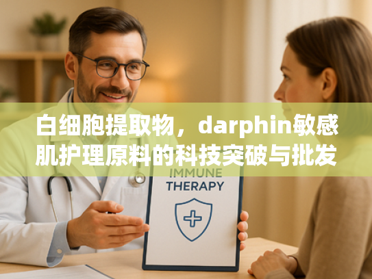 白细胞提取物，darphin敏感肌护理原料的科技突破与批发应用