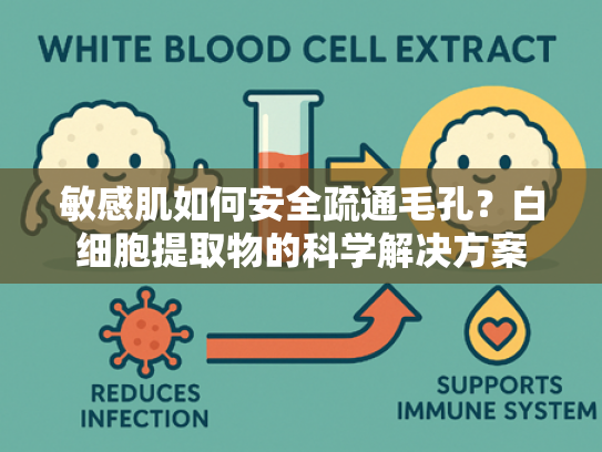 敏感肌如何安全疏通毛孔？白细胞提取物的科学解决方案