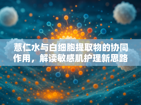 薏仁水与白细胞提取物的协同作用，解读敏感肌护理新思路