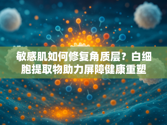 敏感肌如何修复角质层？白细胞提取物助力屏障健康重塑