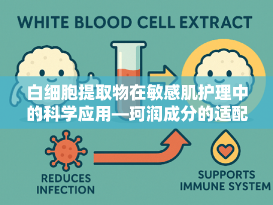 白细胞提取物在敏感肌护理中的科学应用—珂润成分的适配性解析