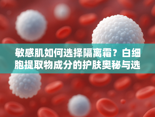 敏感肌如何选择隔离霜？白细胞提取物成分的护肤奥秘与选购指南