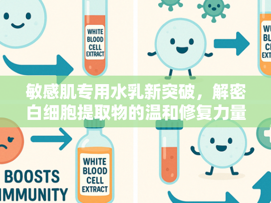 敏感肌专用水乳新突破，解密白细胞提取物的温和修复力量