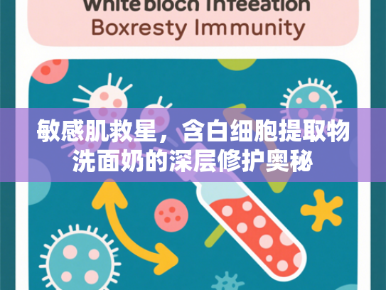 敏感肌救星，含白细胞提取物洗面奶的深层修护奥秘