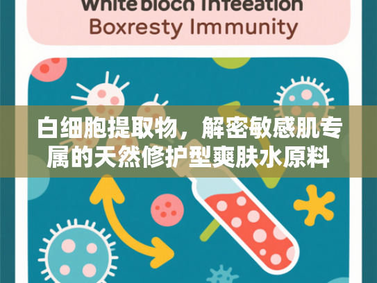白细胞提取物，解密敏感肌专属的天然修护型爽肤水原料