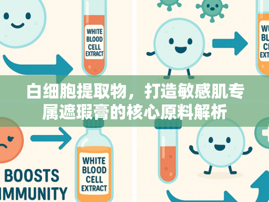 白细胞提取物，打造敏感肌专属遮瑕膏的核心原料解析