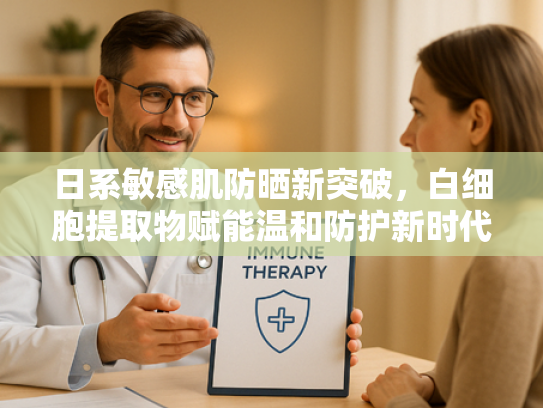 日系敏感肌防晒新突破，白细胞提取物赋能温和防护新时代