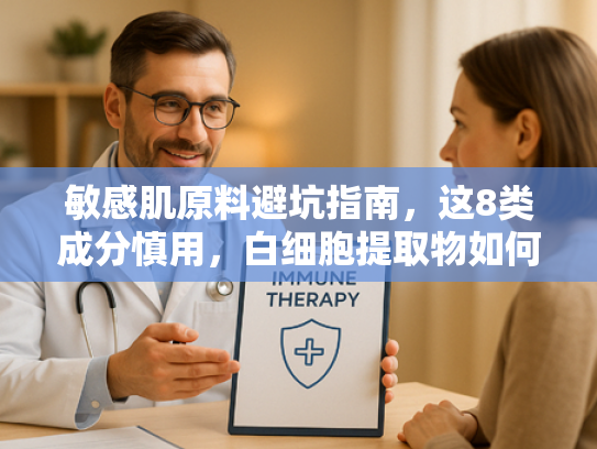 敏感肌原料避坑指南，这8类成分慎用，白细胞提取物如何成为安全护肤新选择