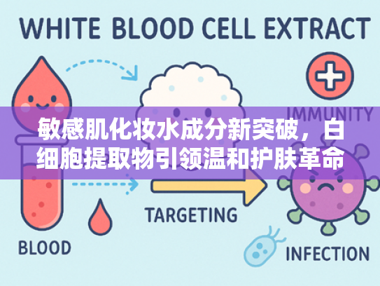 敏感肌化妆水成分新突破，白细胞提取物引领温和护肤革命