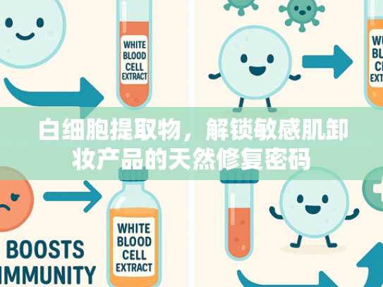白细胞提取物，解锁敏感肌卸妆产品的天然修复密码