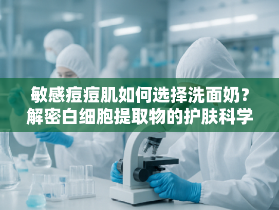 敏感痘痘肌如何选择洗面奶？解密白细胞提取物的护肤科学