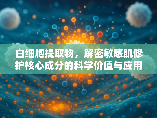白细胞提取物，解密敏感肌修护核心成分的科学价值与应用前景