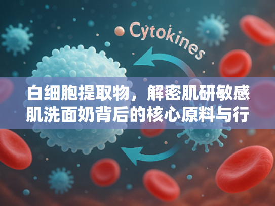 白细胞提取物，解密肌研敏感肌洗面奶背后的核心原料与行业应用