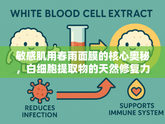 敏感肌用春雨面膜的核心奥秘，白细胞提取物的天然修复力