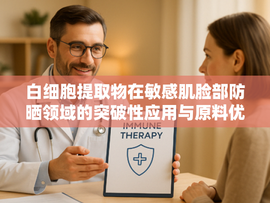 白细胞提取物在敏感肌脸部防晒领域的突破性应用与原料优势解析