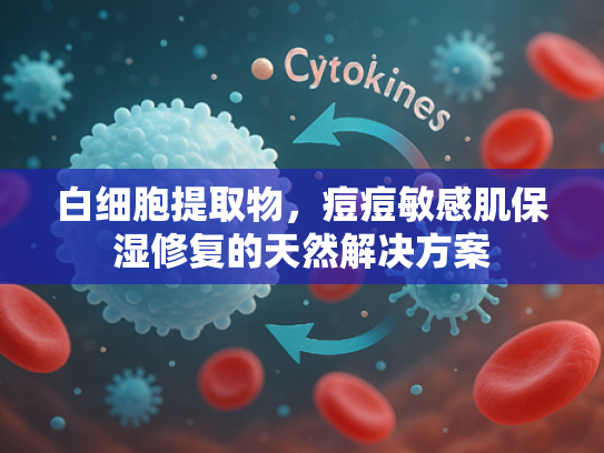 白细胞提取物，痘痘敏感肌保湿修复的天然解决方案