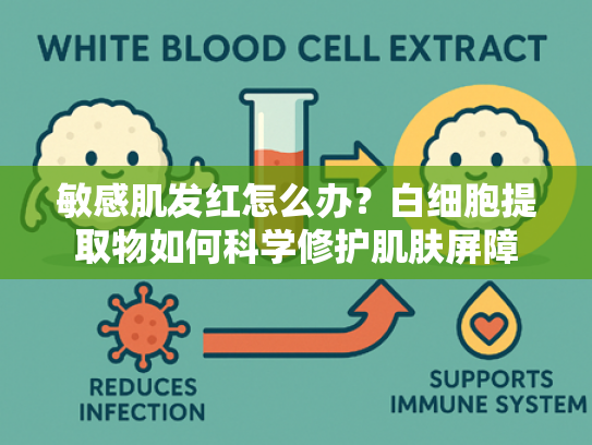 敏感肌发红怎么办？白细胞提取物如何科学修护肌肤屏障
