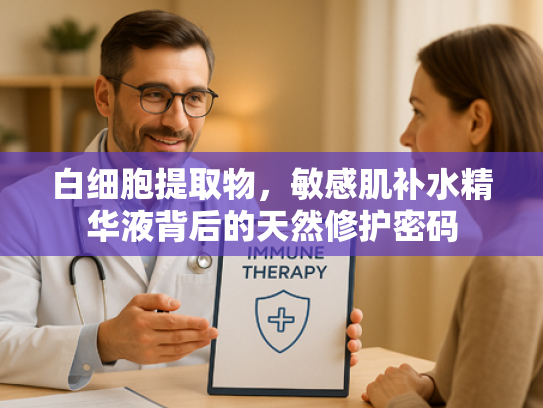 白细胞提取物，敏感肌补水精华液背后的天然修护密码