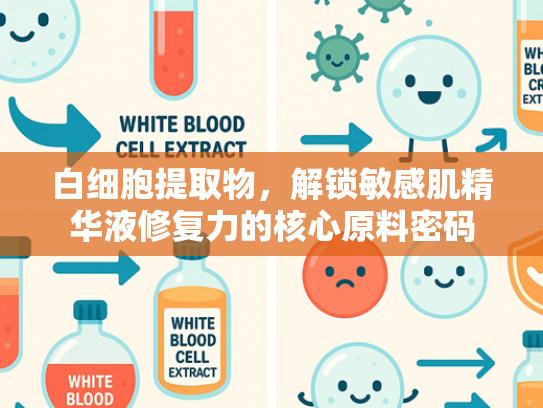 白细胞提取物，解锁敏感肌精华液修复力的核心原料密码