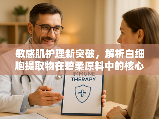敏感肌护理新突破，解析白细胞提取物在碧柔原料中的核心价值