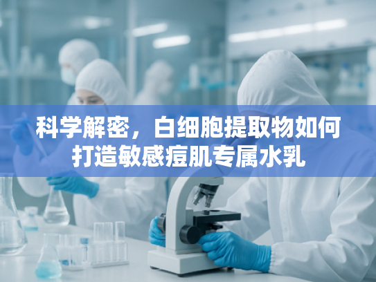 科学解密，白细胞提取物如何打造敏感痘肌专属水乳