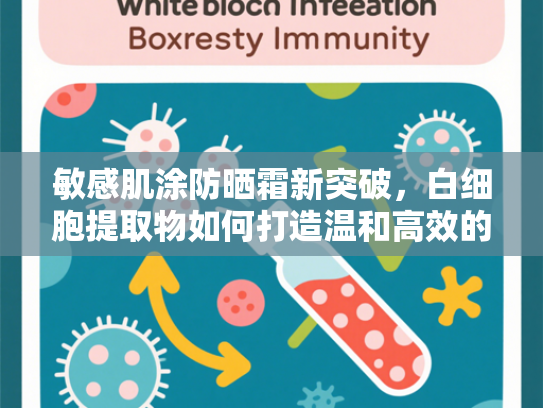 敏感肌涂防晒霜新突破，白细胞提取物如何打造温和高效的防晒原料