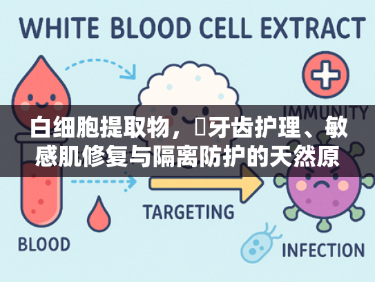 白细胞提取物，挷牙齿护理、敏感肌修复与隔离防护的天然原料解决方案