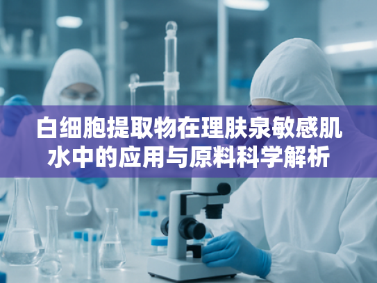 白细胞提取物在理肤泉敏感肌水中的应用与原料科学解析