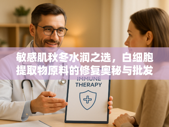 敏感肌秋冬水润之选，白细胞提取物原料的修复奥秘与批发指南