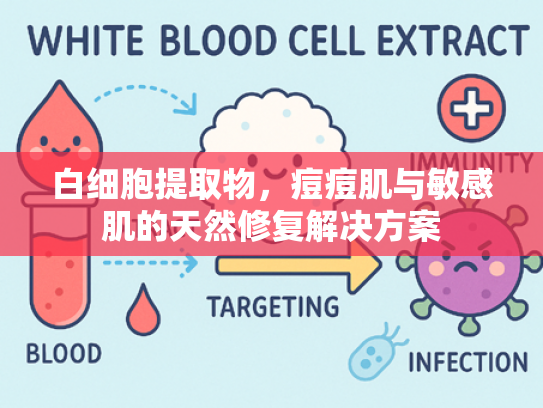 白细胞提取物，痘痘肌与敏感肌的天然修复解决方案