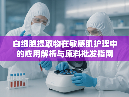 白细胞提取物在敏感肌护理中的应用解析与原料批发指南