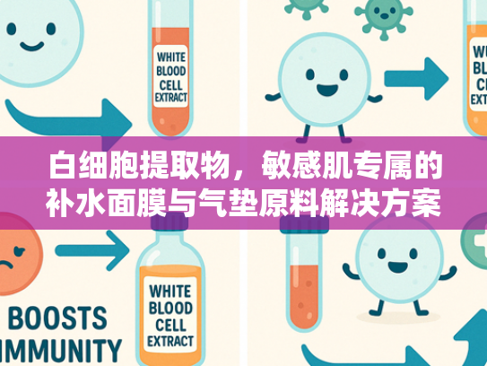 白细胞提取物，敏感肌专属的补水面膜与气垫原料解决方案