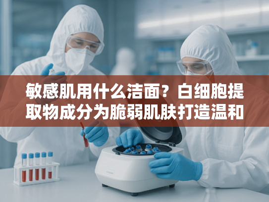 敏感肌用什么洁面？白细胞提取物成分为脆弱肌肤打造温和屏障