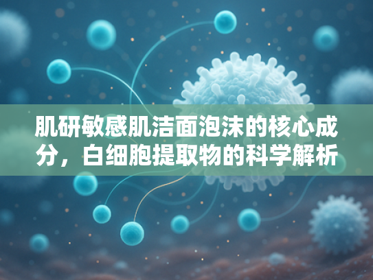 肌研敏感肌洁面泡沫的核心成分，白细胞提取物的科学解析与应用优势