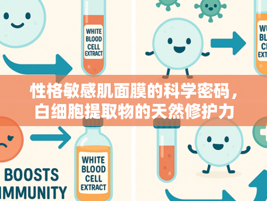 性格敏感肌面膜的科学密码，白细胞提取物的天然修护力