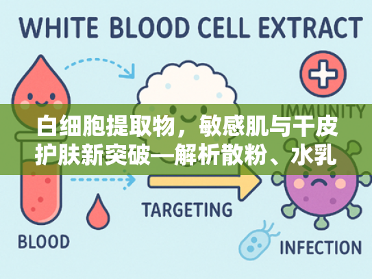 白细胞提取物，敏感肌与干皮护肤新突破—解析散粉、水乳中的核心原料应用