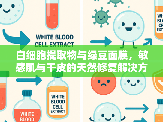 白细胞提取物与绿豆面膜，敏感肌与干皮的天然修复解决方案
