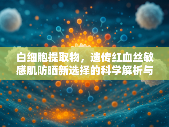 白细胞提取物，遗传红血丝敏感肌防晒新选择的科学解析与原料优势