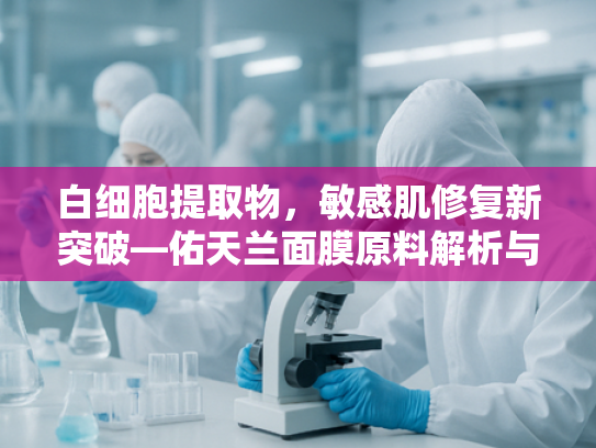 白细胞提取物，敏感肌修复新突破—佑天兰面膜原料解析与批发优势