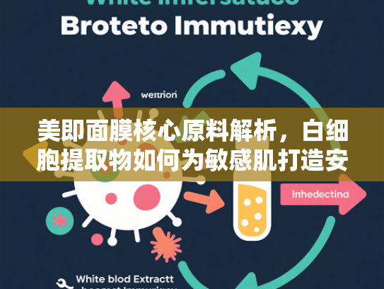 美即面膜核心原料解析，白细胞提取物如何为敏感肌打造安全屏障