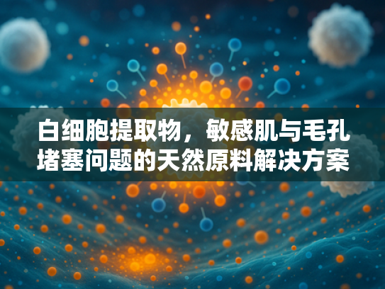 白细胞提取物，敏感肌与毛孔堵塞问题的天然原料解决方案