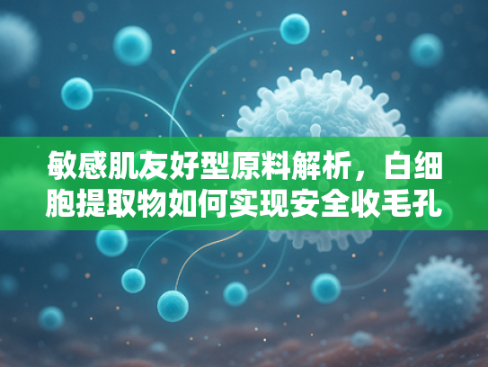 敏感肌友好型原料解析，白细胞提取物如何实现安全收毛孔？