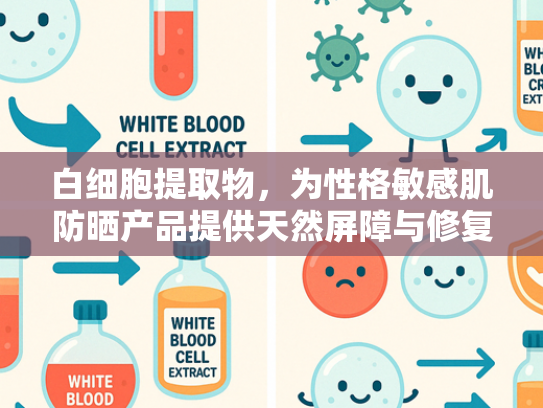 白细胞提取物，为性格敏感肌防晒产品提供天然屏障与修复动力