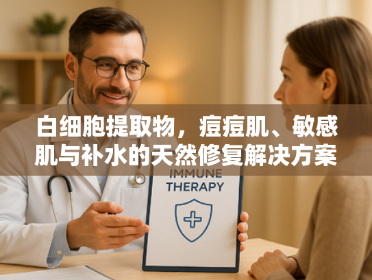 白细胞提取物，痘痘肌、敏感肌与补水的天然修复解决方案