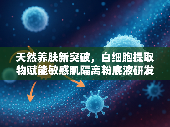 天然养肤新突破，白细胞提取物赋能敏感肌隔离粉底液研发