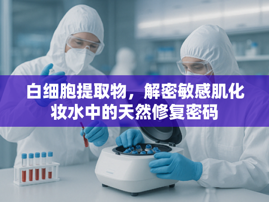 白细胞提取物，解密敏感肌化妆水中的天然修复密码