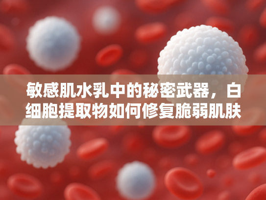 敏感肌水乳中的秘密武器，白细胞提取物如何修复脆弱肌肤？